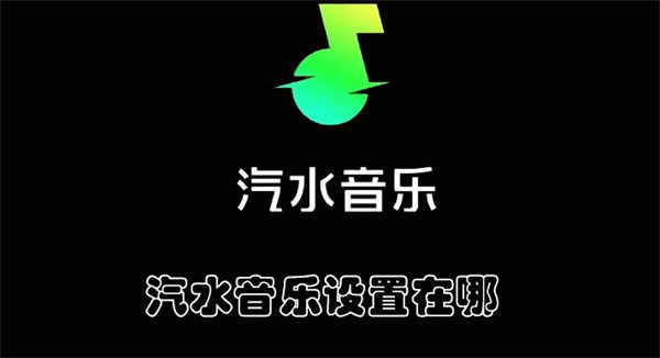 汽水音乐设置在哪(汽水音效)